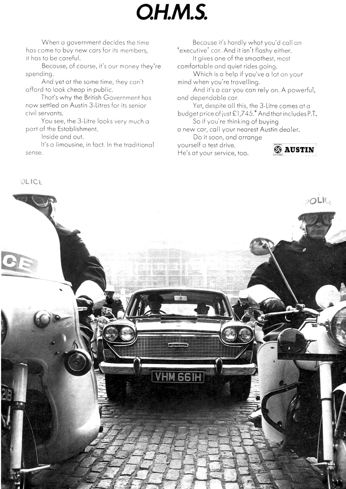 1970 Austin 3 Litre British Leyland